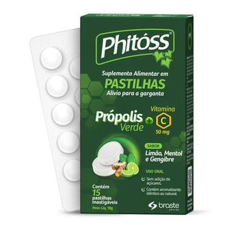 Phitoss Pastilha - 15 Unidades BRASTERAPICA