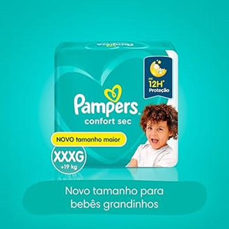 Fralda Pampers Confort Bag XXXG 44 Unidades