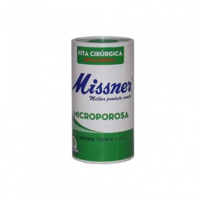 Fita microporosa missner 10cm x 4.5m