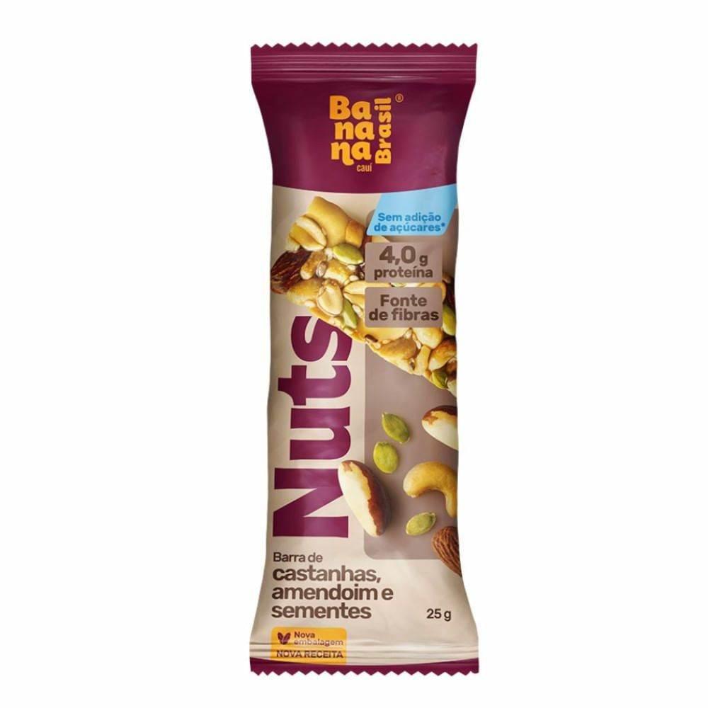 Barra Nuts Amendoin E Sementes 25gr - Drogaria Poupa Centro