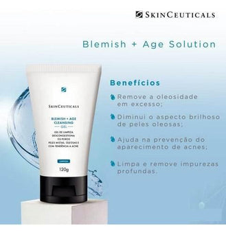 Blemish + Age Cleansing Skinceuticals Gel De Limpeza 120g - Drogaria Poupa Centro