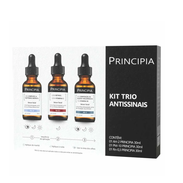 Kit Trio Antissinais AH-2 + PM-10 + Rn-0,3 Principia