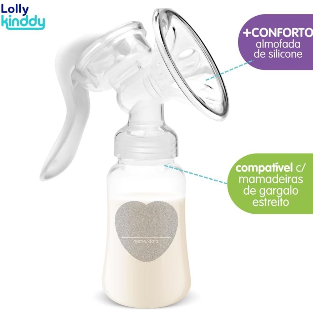Extrator Manual Leite Materno Lolly