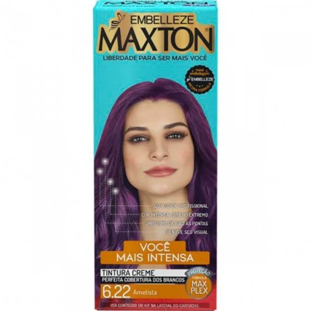 Kit Tintura Maxton Nº6.22 Ametista - Embelezze - Drogaria Poupa Centro
