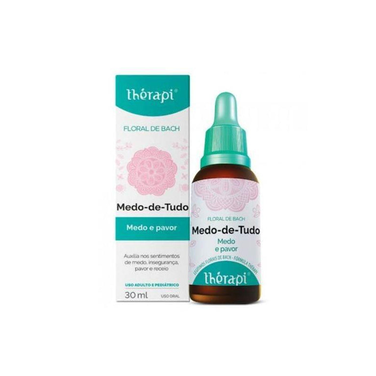 Floral De Bach Medo-De-Tudo Thérapi 30ml - Drogaria Poupa Centro