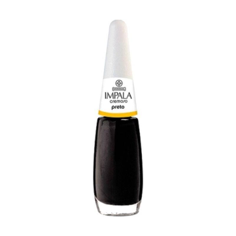 Esmalte Cremoso Preto Impala 7,5ml - Drogaria Poupa Centro