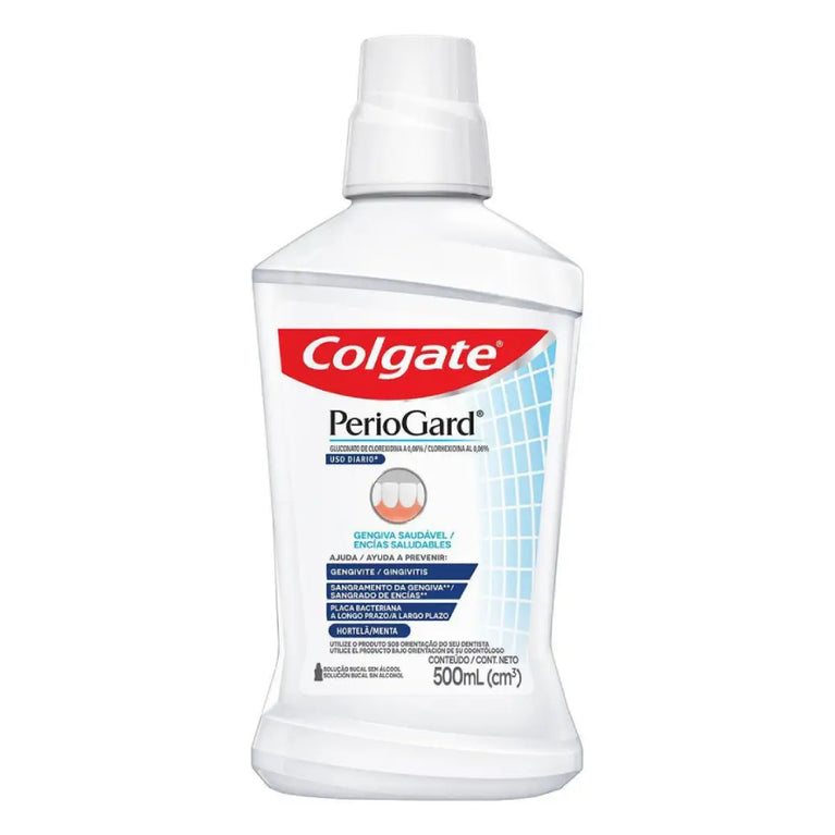 Colgate PerioGard Sem Álcool 500ml Gengiva Saudável