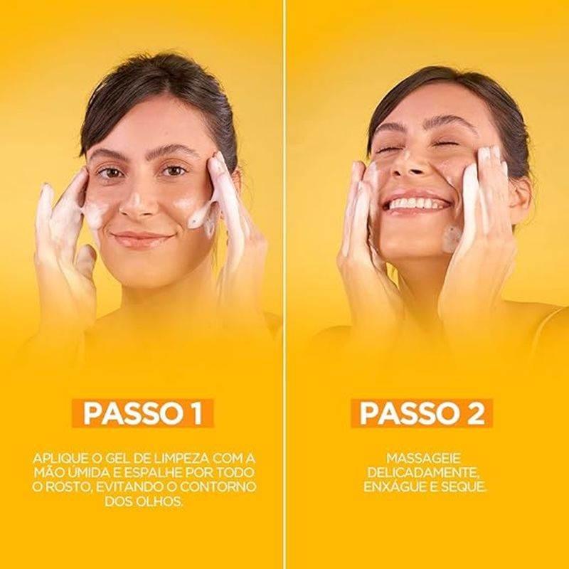 Limpeza Facial Garnier Uniform & Matte Vitamina C Antioleosidade, 120g - Drogaria Poupa Centro