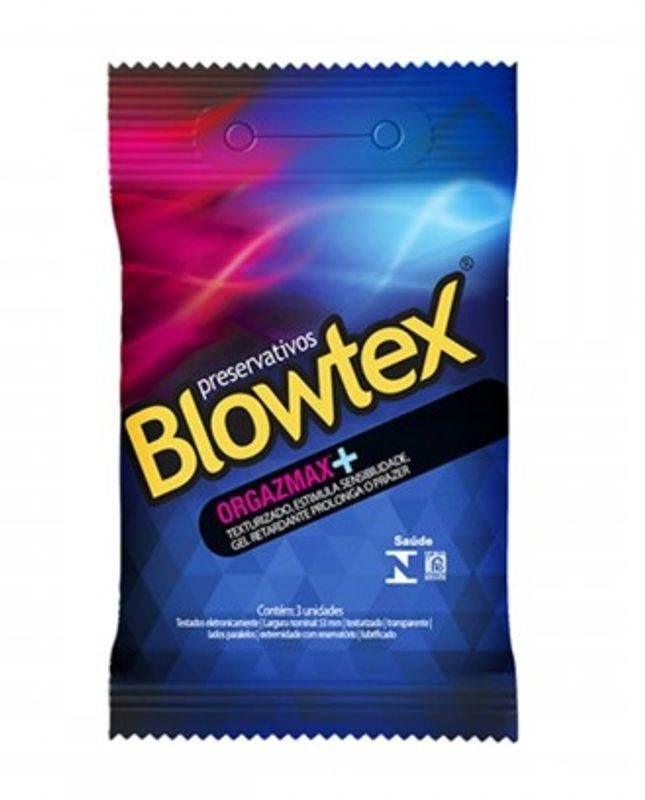 Preservativo Blowtex Orgazmax Com Com 3 Unidades - Drogaria Poupa Centro