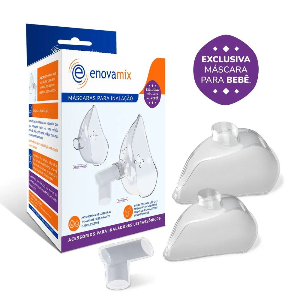 Kit Máscara Universal Bebê Infantil/Adolescente