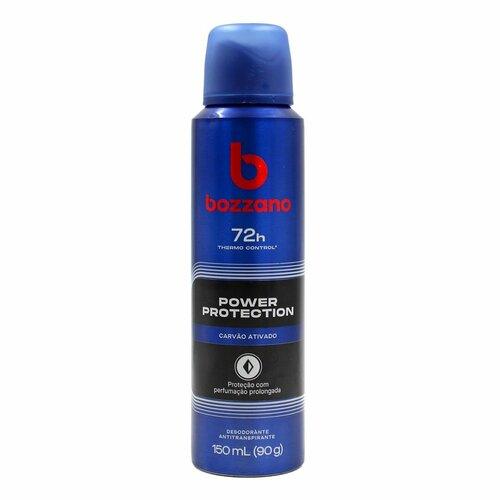 Desodorante Masculino Bozzano power protection, aerossol, 150mL - Drogaria Poupa Centro