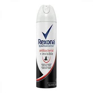 Desodorante Aerosol Rexona Antibacterial Invisible Feminino 90g - Drogaria Poupa Centro