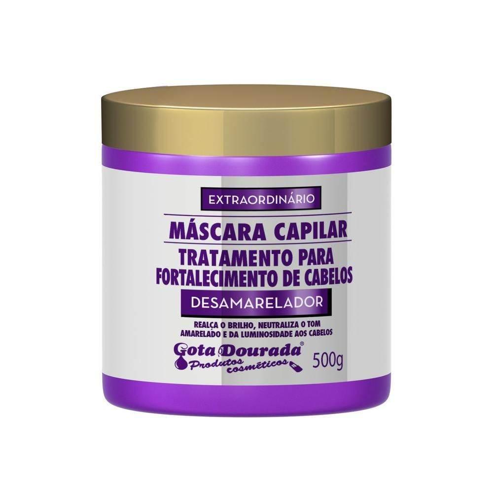 Mascará Capilar Gota Dourada 500g Desamarelador - Drogaria Poupa Centro
