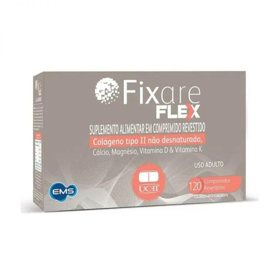Fixare Flex Cálcio + Colágeno Com 120 Comprimidos - Drogaria Poupa Centro