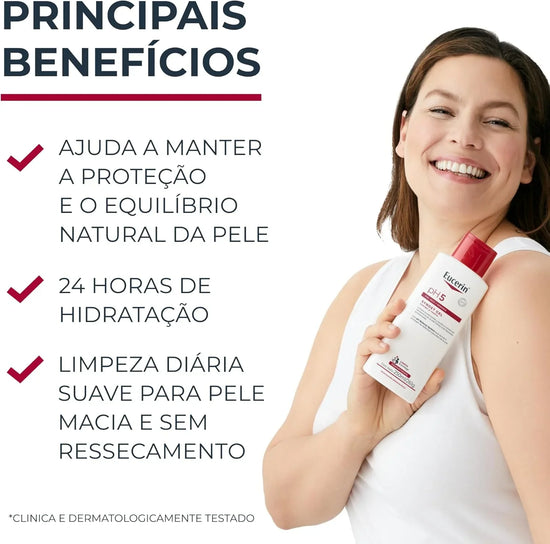 EUCERIN SYNDET PH5 GEL 200ML - Drogaria Poupa Centro