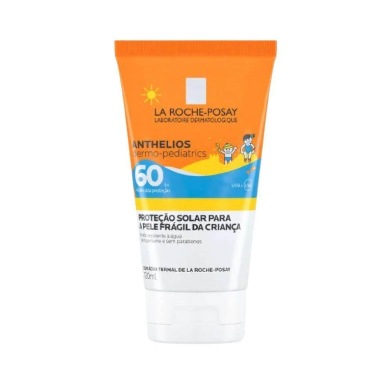 Protetor Solar Infantil La Roche-Posay Anthelios Dermo-Pediatrics FPS 60 Com 120ml - Drogaria Poupa Centro