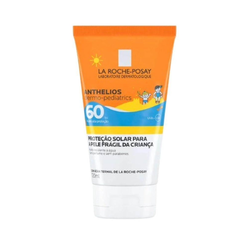Protetor Solar Infantil La Roche-Posay Anthelios Dermo-Pediatrics FPS 60 Com 120ml - Drogaria Poupa Centro