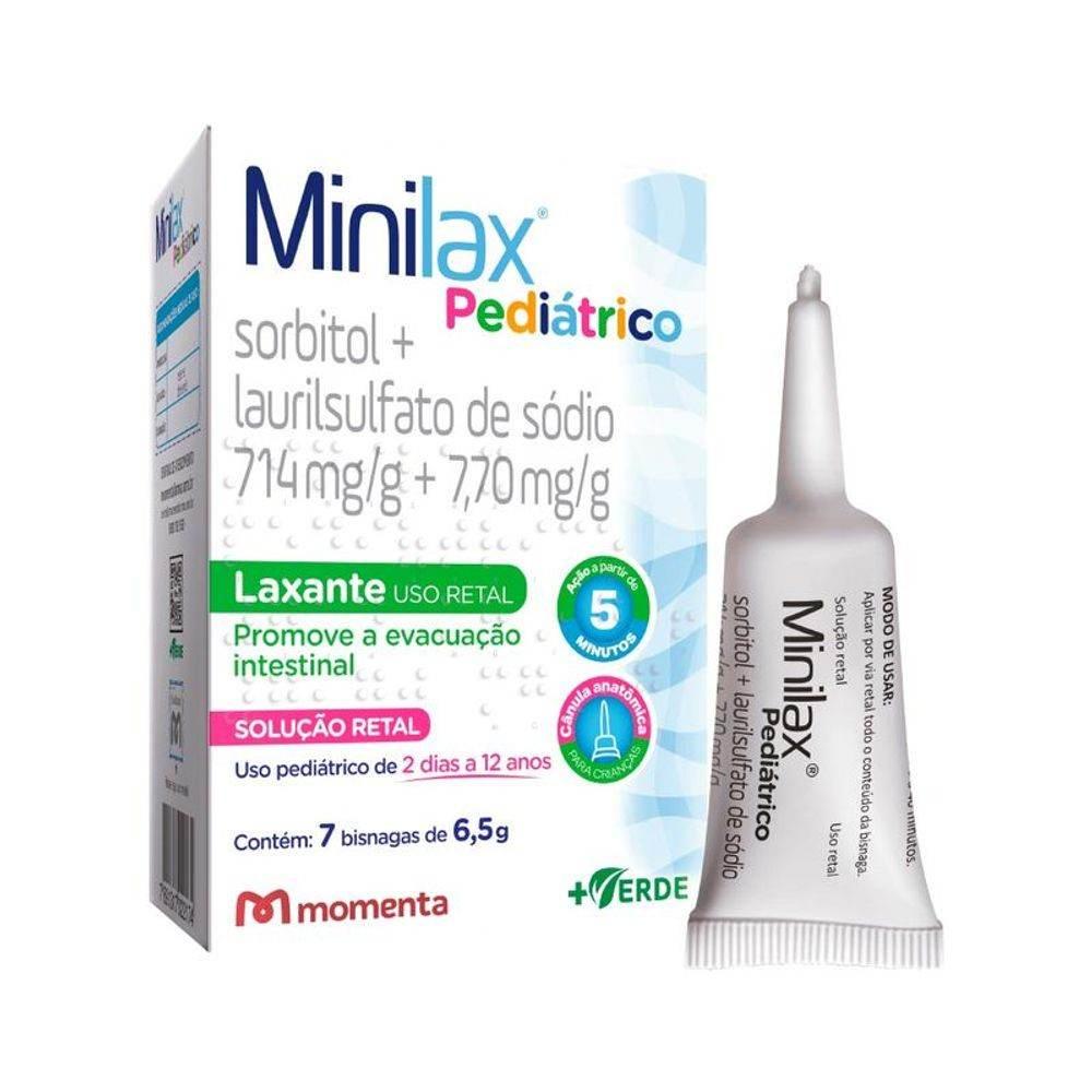 Minilax 714+7,7Mg Pediátrica 7 Bisnagas - Drogaria Poupa Centro