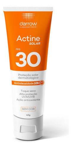 Actine Protetor Solar Sem Cor Fator 30fps Darrow - 40g - Drogaria Poupa Centro
