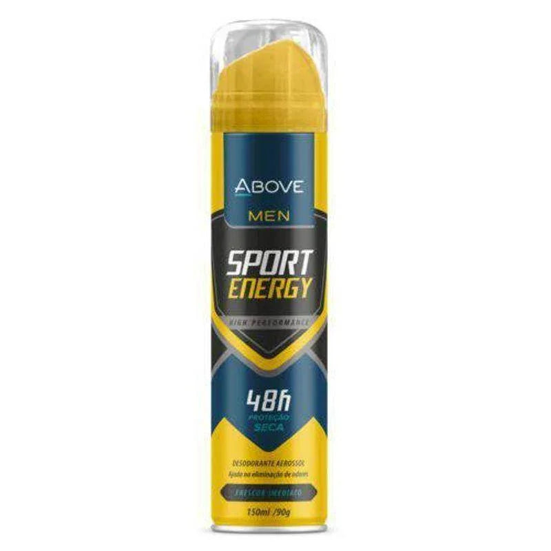 Desodorante Antitranspirante Above Men Sport Energy 150ml - Drogaria Poupa Centro