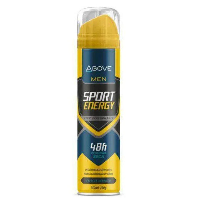 Desodorante Antitranspirante Above Men Sport Energy 150ml - Drogaria Poupa Centro