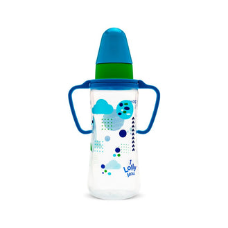 Mamadeira Viva com Alça - 250ml Silicone Rígido - Lolly