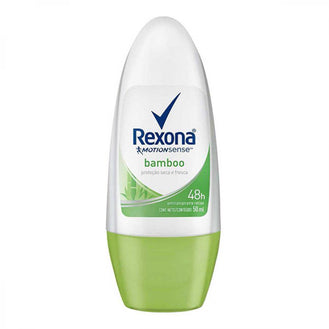 Desodorante Roll On Rexona Feminino Bamboo com 50 ml - Drogaria Poupa Centro