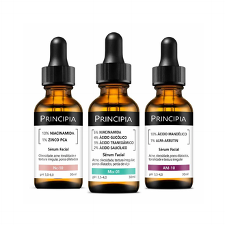 Kit Trio Antiacne NC-10 + MIX-01 + AM-10 Principia