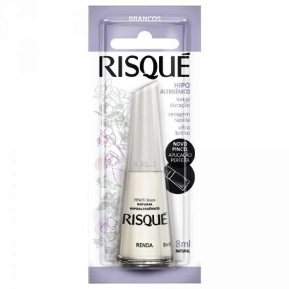 Esmalte Risque Rendas do Brasil Renda 8ml - Drogaria Poupa Centro
