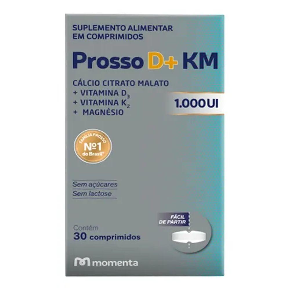 Cálcio Prosso D+ Km MDK 1000Ui C/30 Cpr - Drogaria Poupa Centro