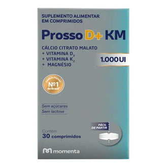 Cálcio Prosso D+ Km MDK 1000Ui C/30 Cpr - Drogaria Poupa Centro