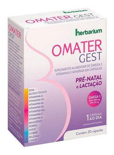 Omater Gest 30 Cápsulas - Drogaria Poupa Centro