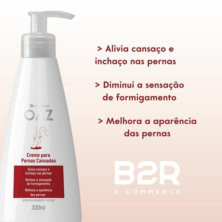 Creme para Pernas Cansadas Oaz 300ml Eurofarma