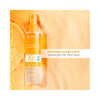 Bioderma Photoderm Eau Solaire Bronz FPS 30 200ml VALIDADE 12/2026