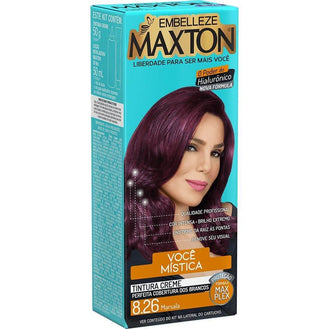 Kit Tintura Maxton Nº8.26 Marsala - Embellezze - Drogaria Poupa Centro