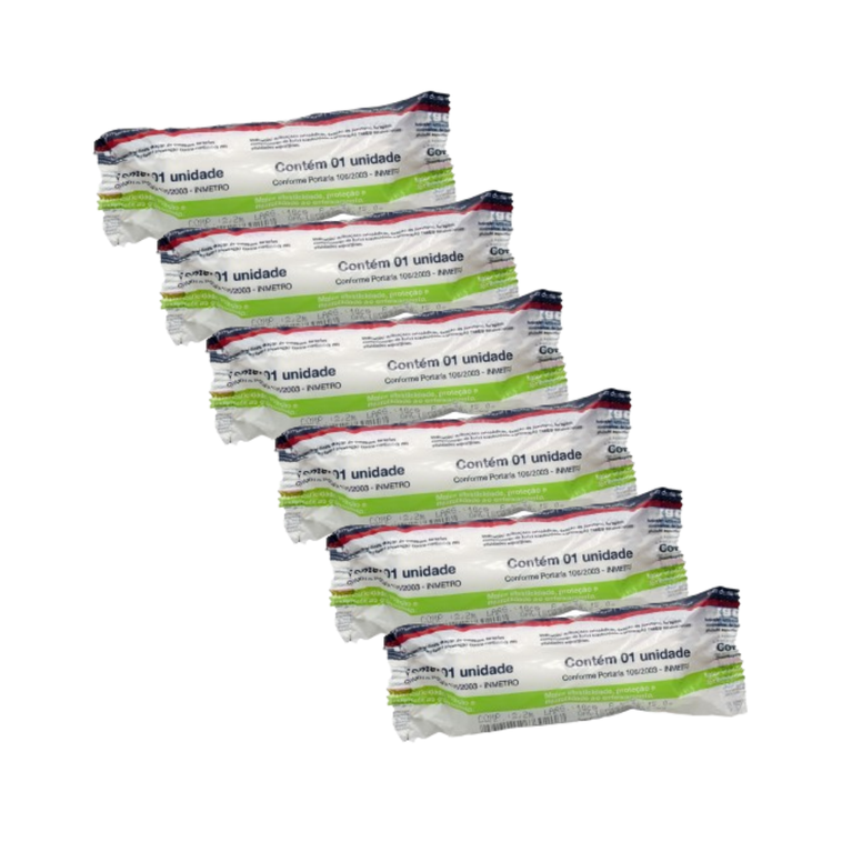 KIT COM 6 Atadura Elastica Neve 10cm 1 Unidade