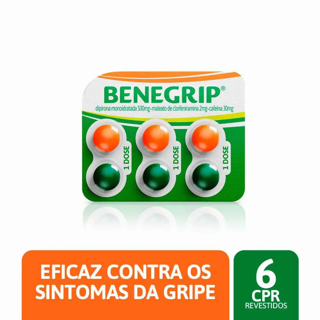 Benegripe Com 6 Comprimidos