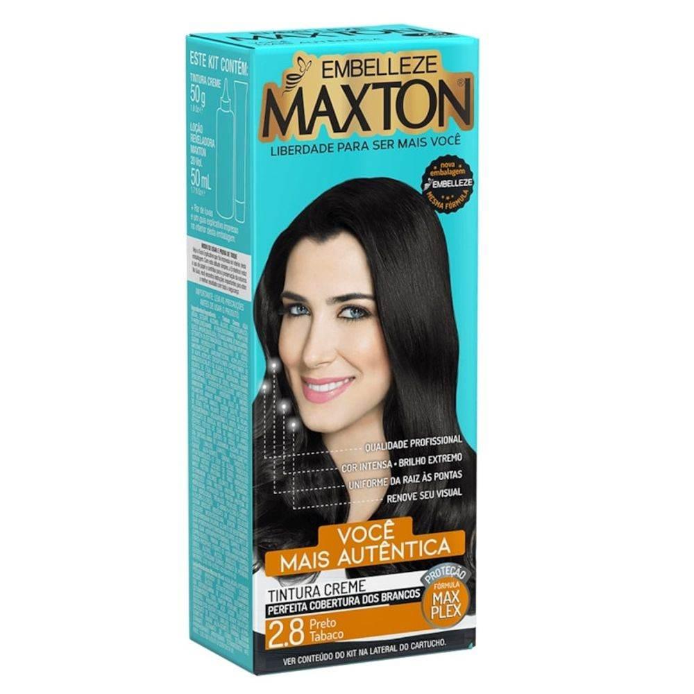 Tintura Maxton Kit Pratic Nº2.8 Preto Embeleze - Drogaria Poupa Centro