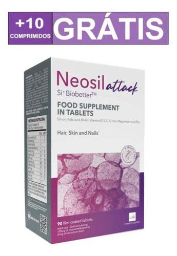 Neosil Attack Suplemento Alimentar - 90 Cápsulas + 10cp Brin - Drogaria Poupa Centro