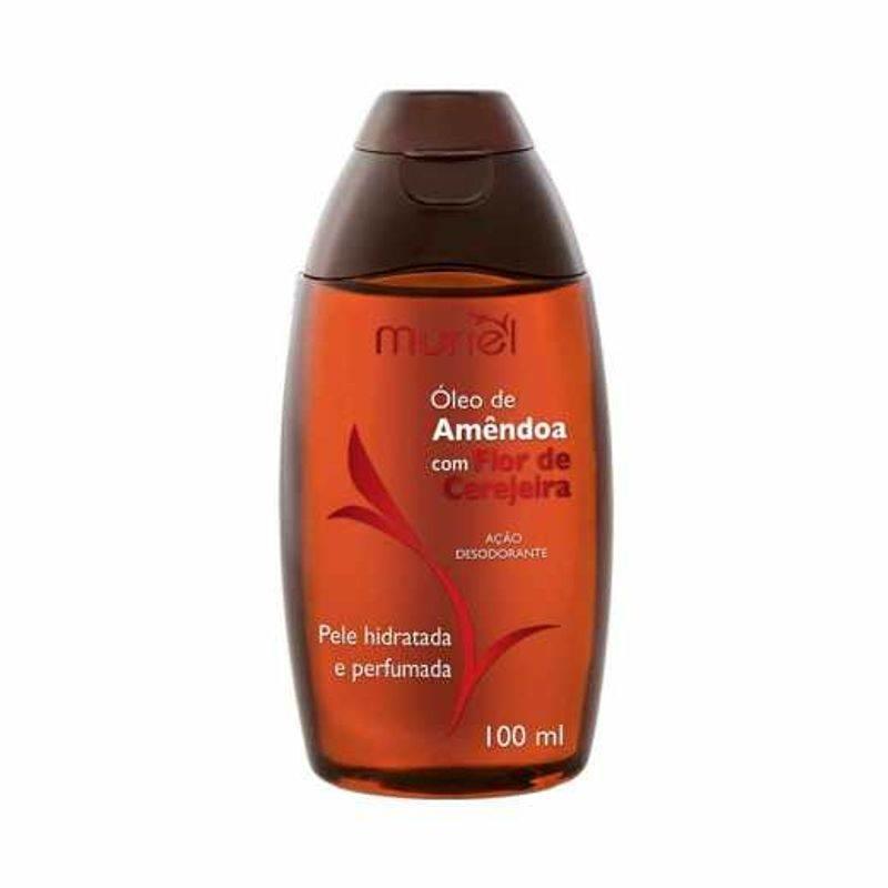 Óleo Corporal Muriel Amendoas Com Cerejeira Com 100ml - Drogaria Poupa Centro