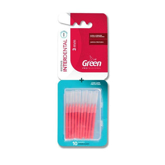 Escova Interdental Cilíndrica Green - 3mm Green Cosmetic - Drogaria Poupa Centro
