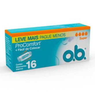 Absorvente Interno OB Sempre Livre Pro Comfort Super 16 Unidades - Drogaria Poupa Centro
