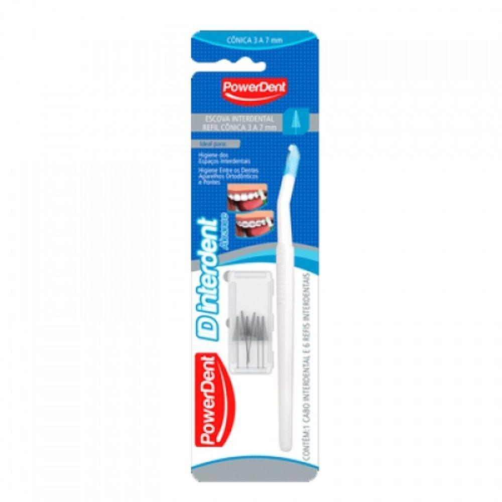 Esc Powerdent Interdental Coni - Drogaria Poupa Centro