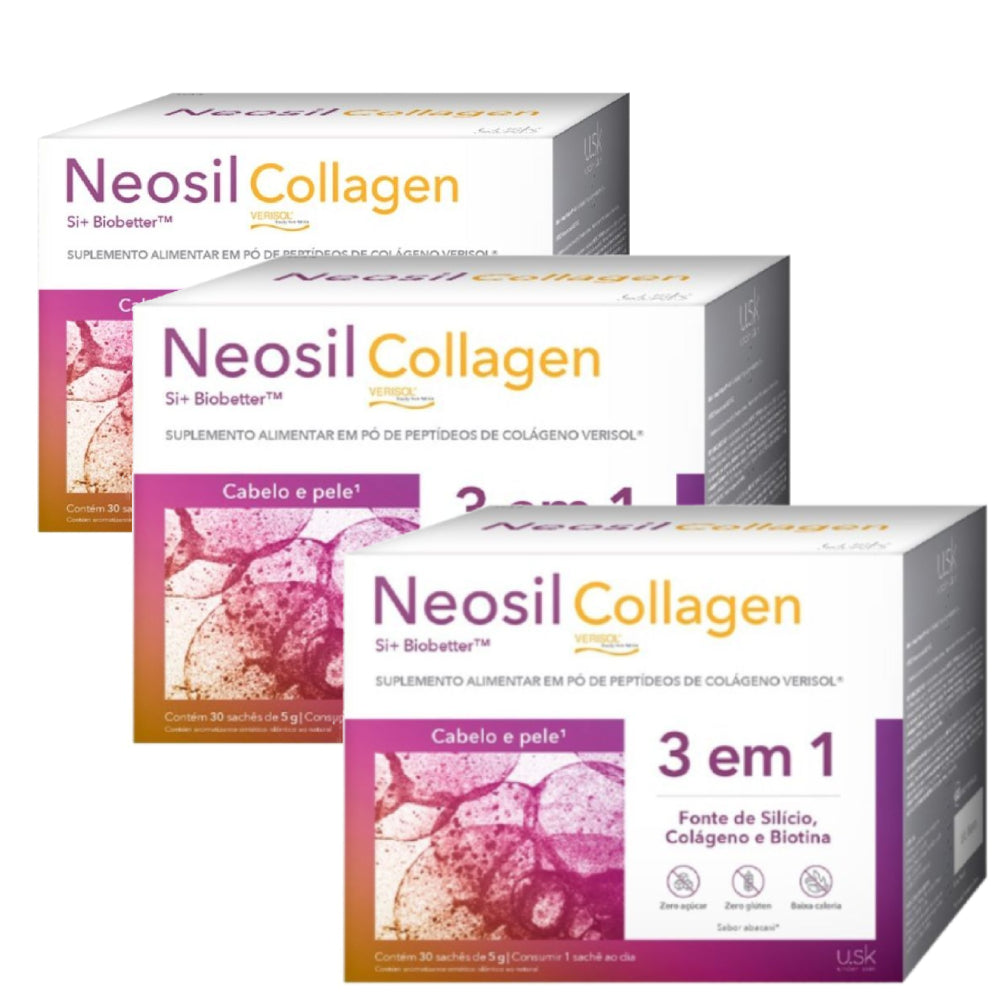 Colágeno Neosil Collagen Cabelos e Pele Compre 60 Ganhe + 30