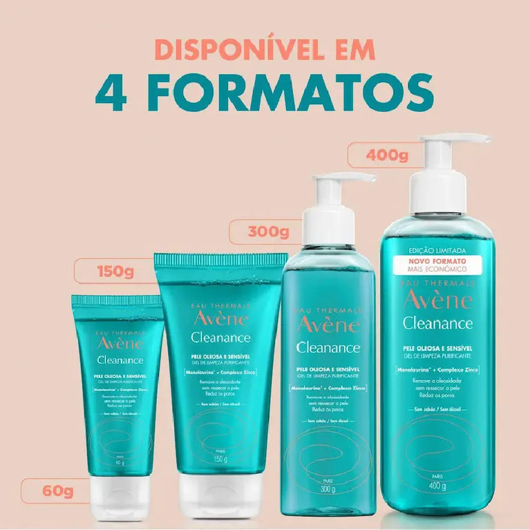 Gel de Limpeza Avène Cleanance Rosto e Corpo 60ml
