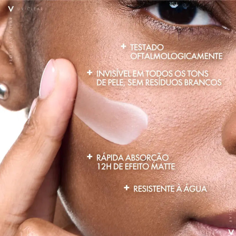 Protetor Solar Facial Vichy Capital Soleil UV-Clear Cor 2.0 FPS 60 40g