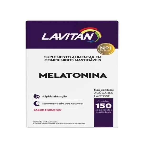 Lavitan Melatonina Com 150 Comprimidos - Drogaria Poupa Centro