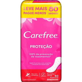 Protetor Diario Carefree Proteção Com Perfume Com 80 Unidades - Drogaria Poupa Centro