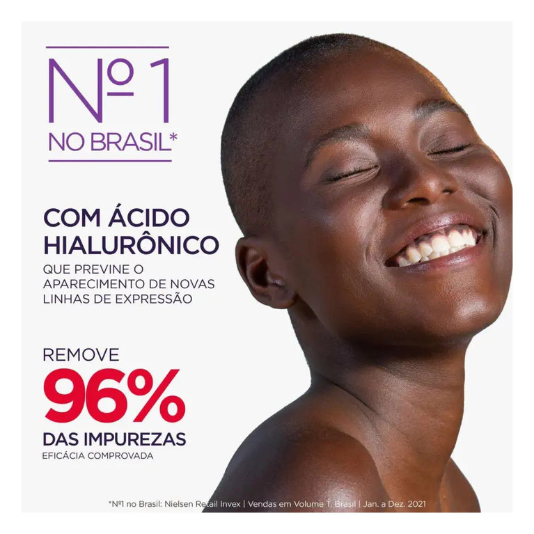 Água Micelar L'Oréal Paris Hialurônico 200ml | Limpeza e Hidratação