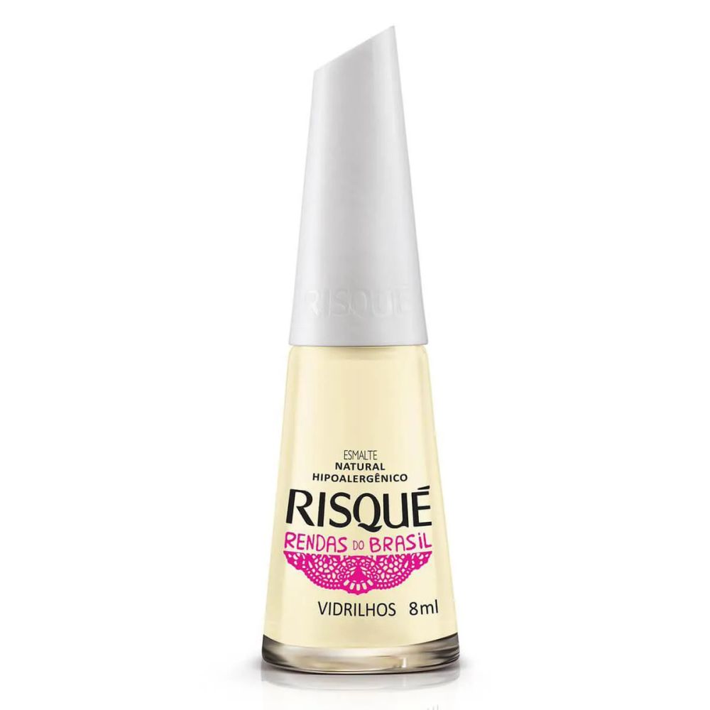 Esmalte Cremoso Risqué Rendas do Brasil 8ml - Vidrilhos